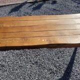Farmhouse table in old solid oak