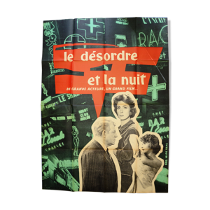 Affiche originale cinéma Le Désordre