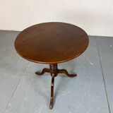 Antique Mahogany Round Circular Tilt Top Centre Table