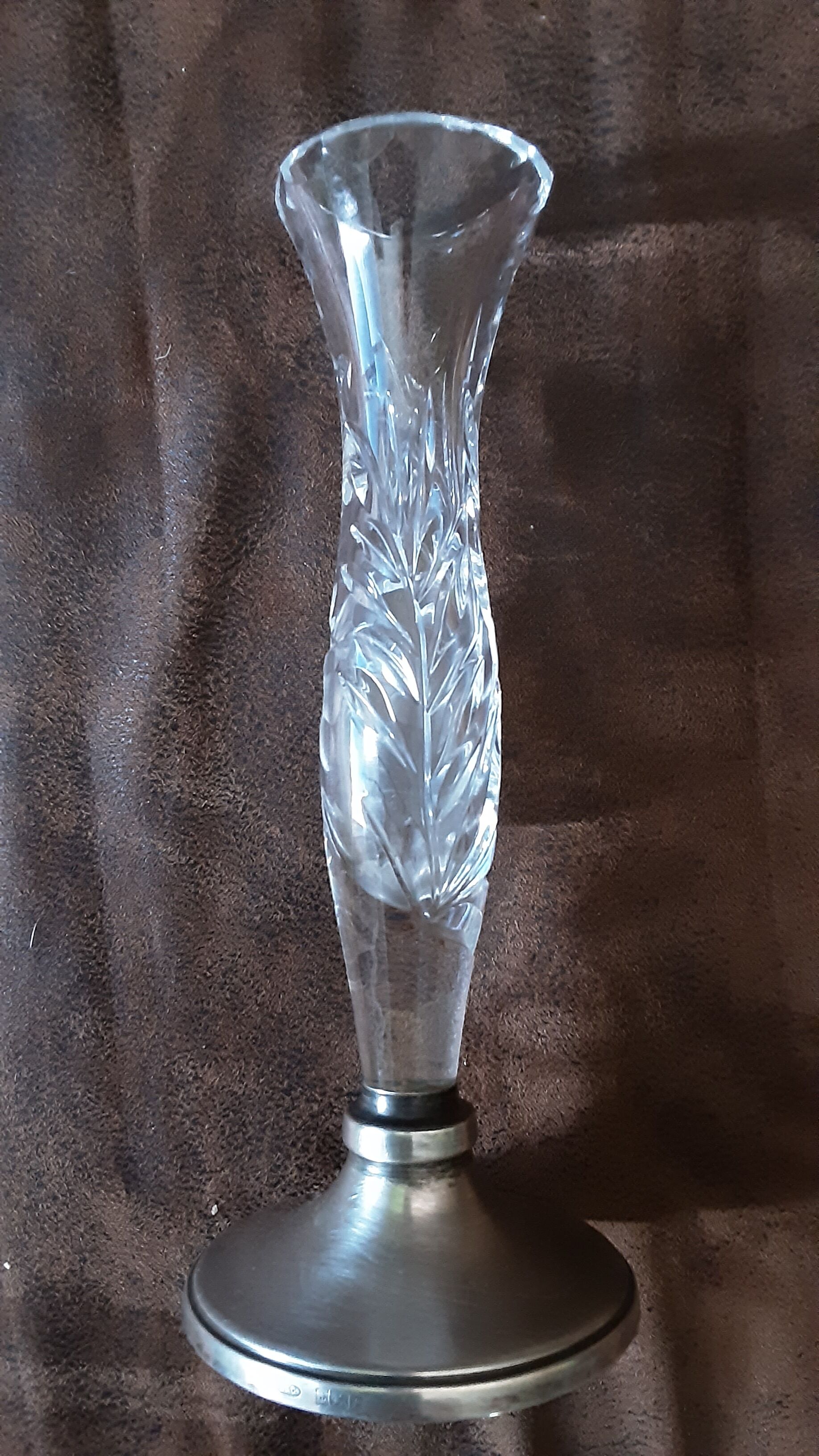 Small crystal vase