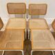 Set of 4 Cesca B32 chairs by Breuer