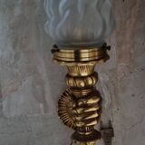 Bronze Wall Lamp John Devoluy Nubian Hand with Torch
