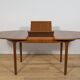 Mid-Century Oval Extendable Teak Dining Table from McIntosh, 1960s