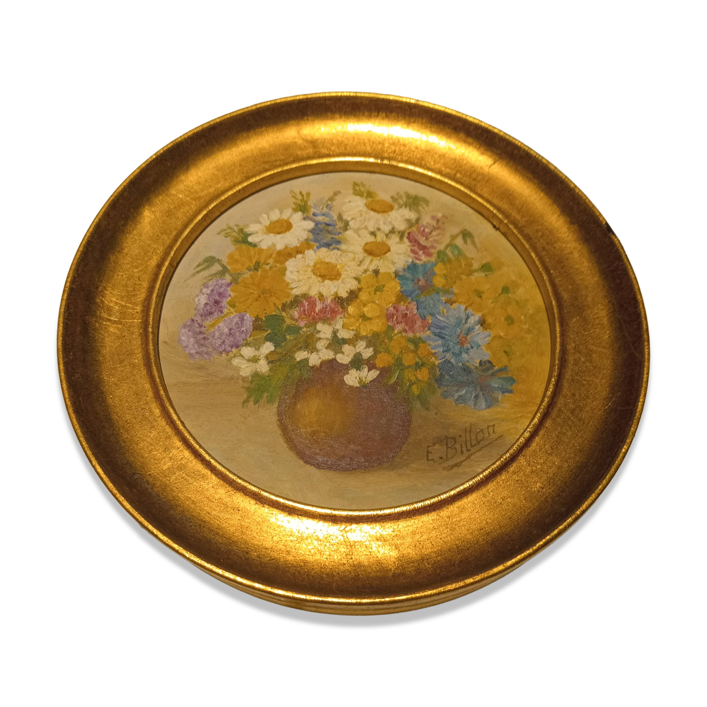 Antique table signed by Ernest Billon.