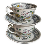 Two vintage wood & sons english lunches "dorset" service