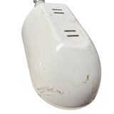 White metal articulated lamp