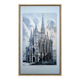 The Sainte-Chapelle, Paris, vintage engraving 1906. Authentic.