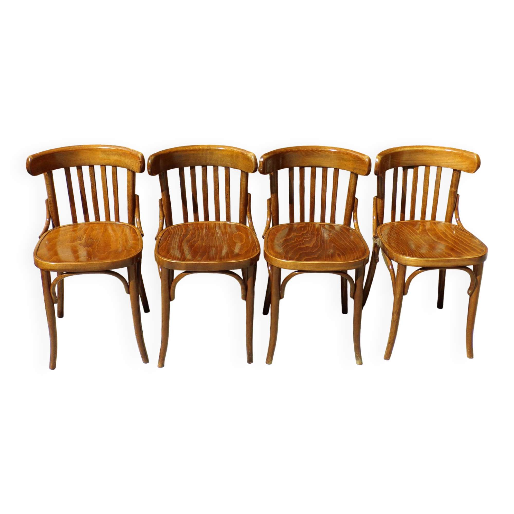 Set of 4 vintage bistro chairs
