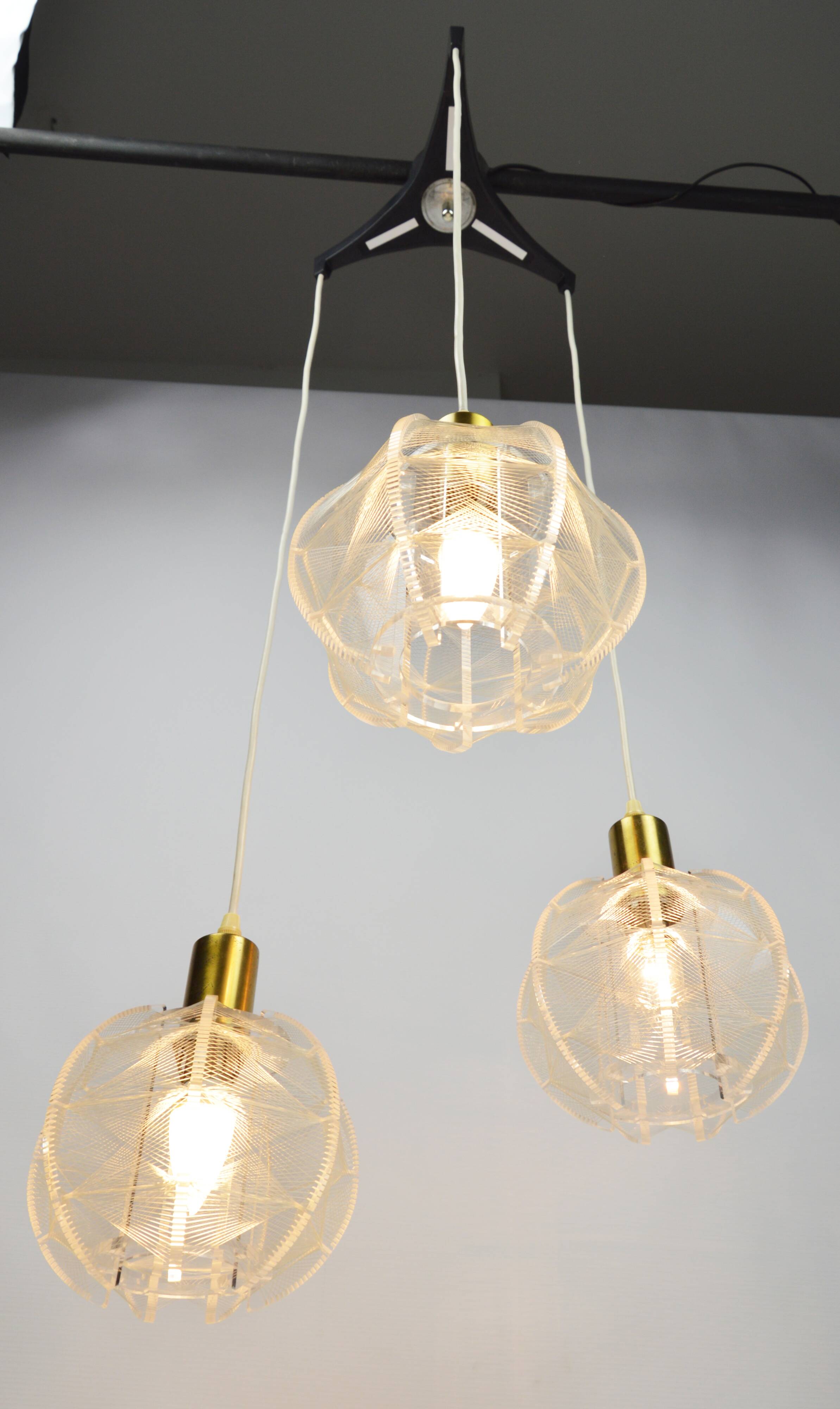 Cascade lamp, space age, 1970s