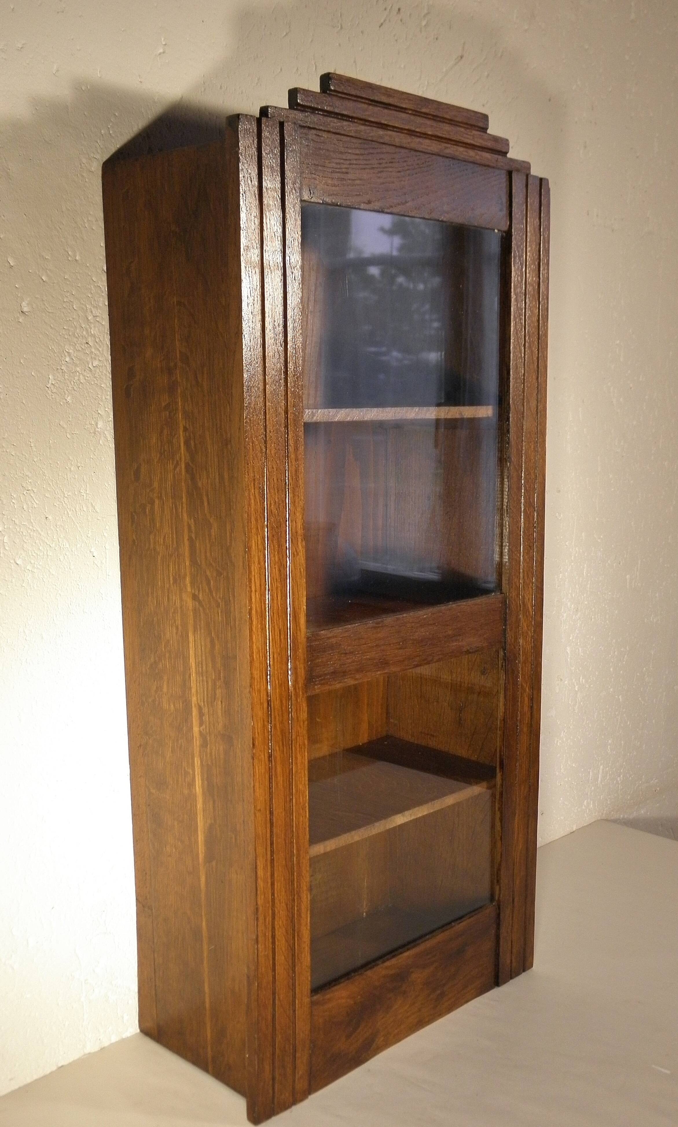 Vitrine murale art deco