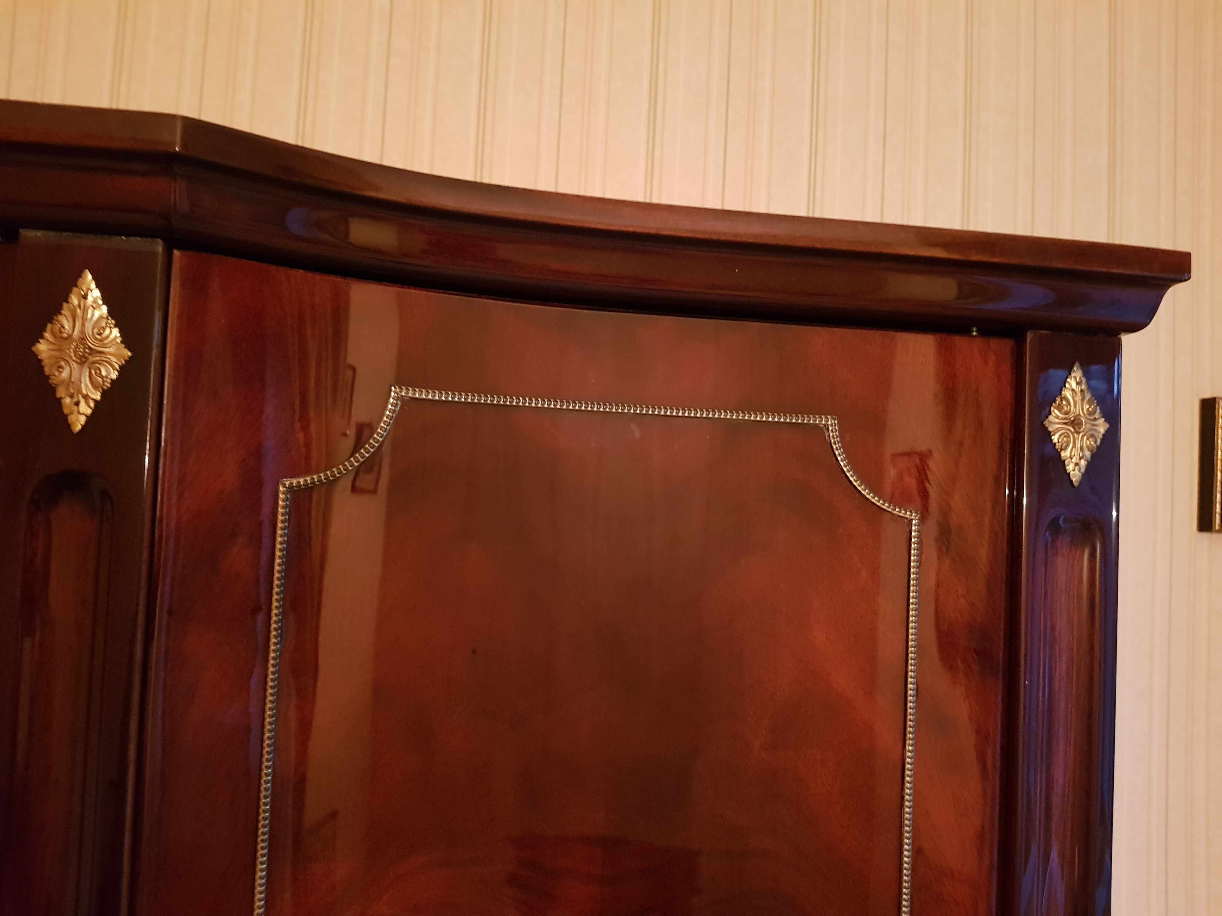 Wardrobe 4 doors mahogany