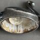 Set of 6 silver-plated swan candle holders