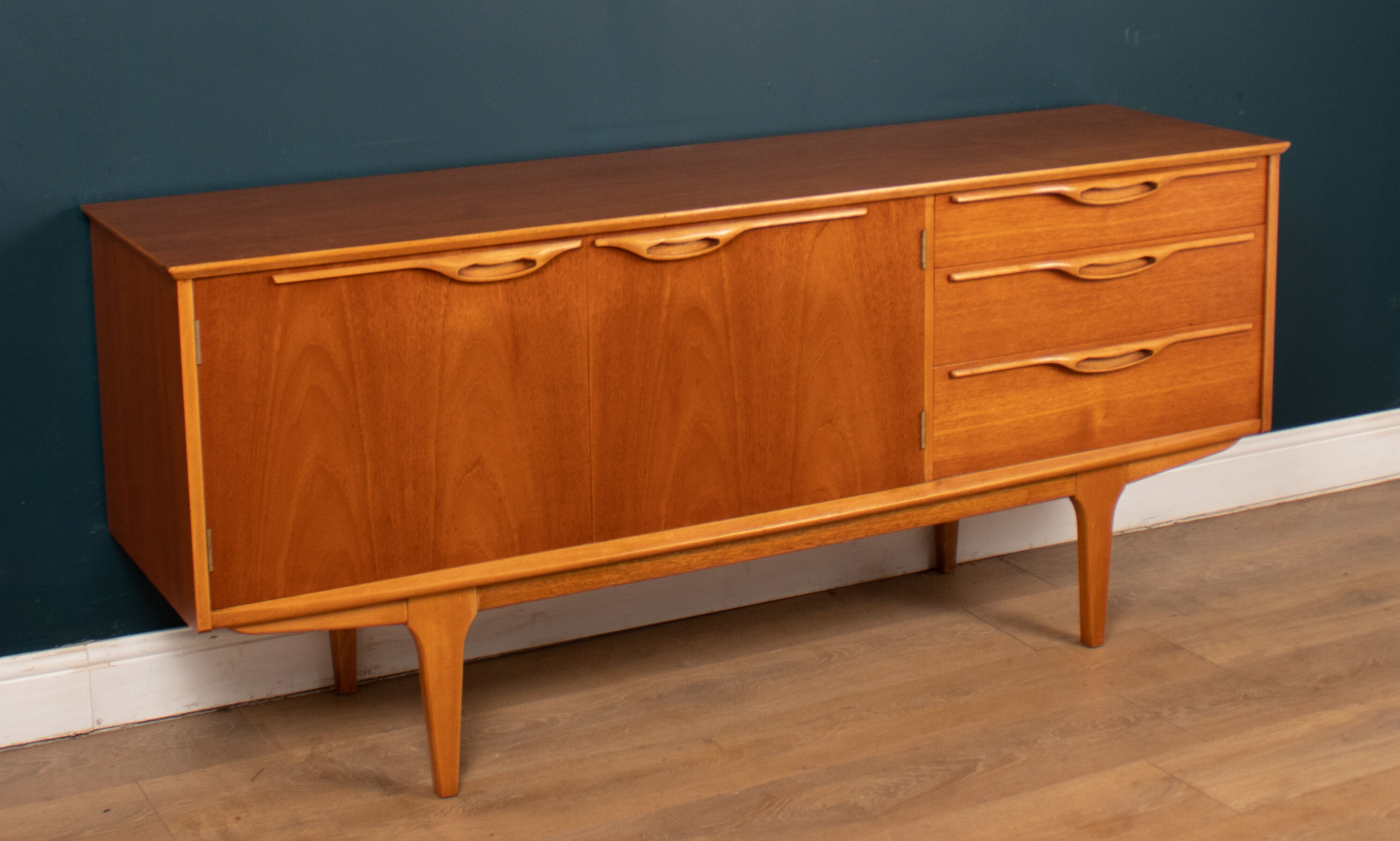 Retro teak 1960s jentique classic short sideboard