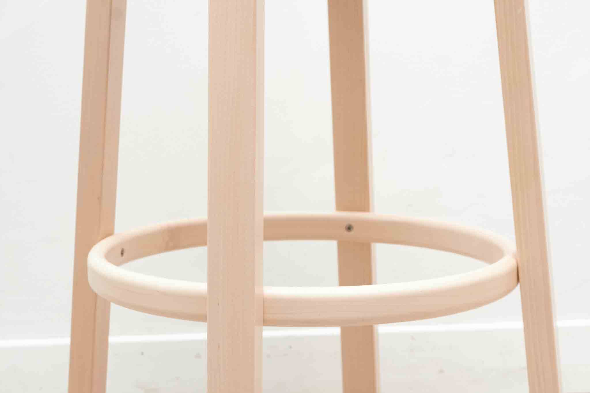 Alvar Aalto 64 stool in black and birch for Artek
