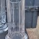 Set of 3 Daum crystal vases model Cythère from the 80s