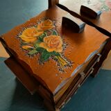 Vintage worker table sewing box