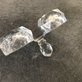 Saleron of table in crystal of saint louis star decoration