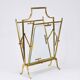 Neoclassical magazine rack by Maison Jansen, France, 1950s.