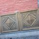 Pair of old solid oak doors