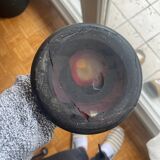 Vase en pâte de verre coloré Daum Nancy