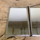Mirror Barber triptych 41 x 14.5 cm