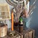Copper candle holder