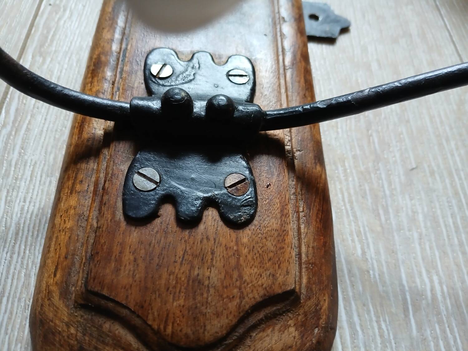 Vintage wall coat rack