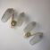 Pair of vintage double wall sconces "MAISON ARLUS"