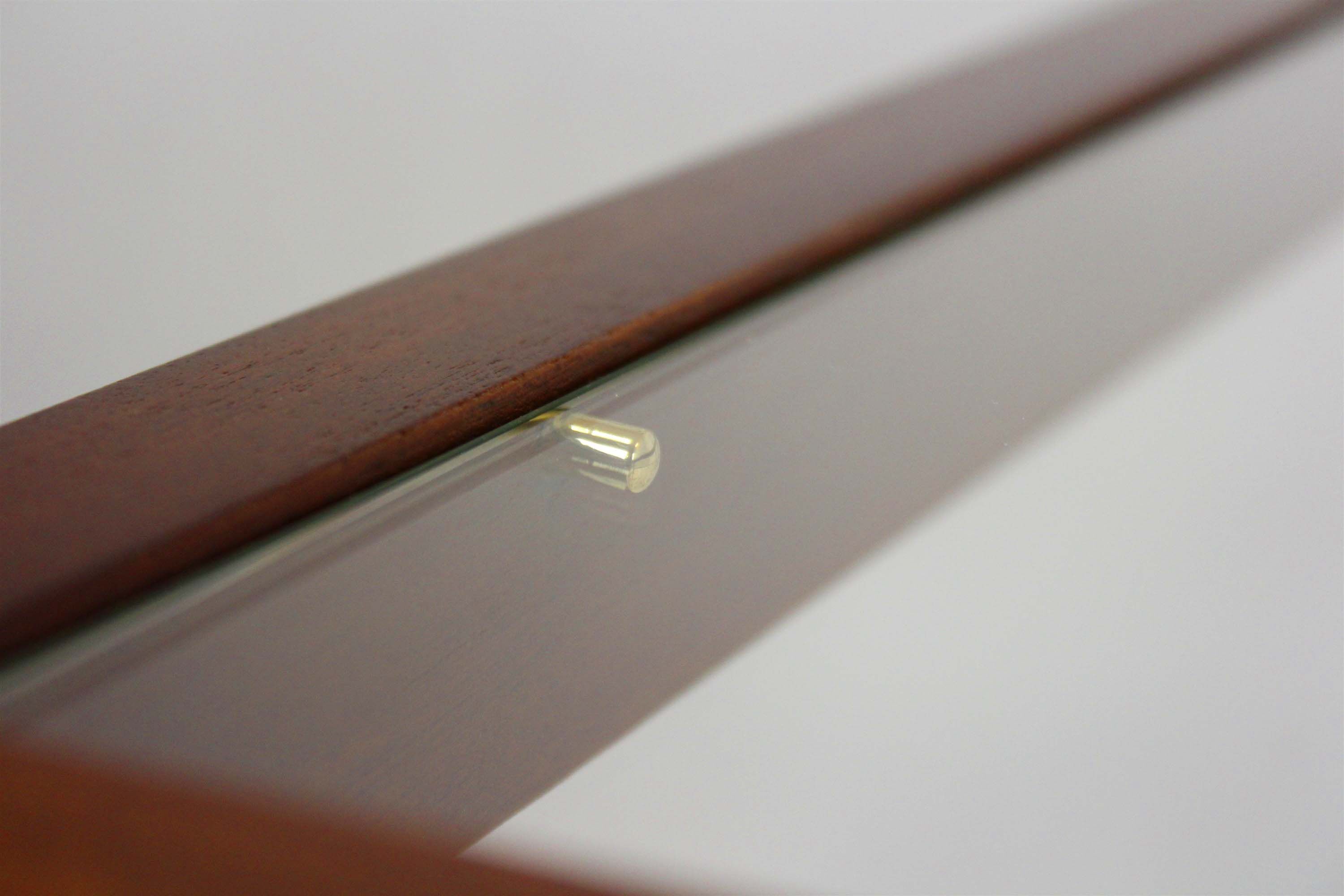 Glass top coffee table from Jitona, 1960