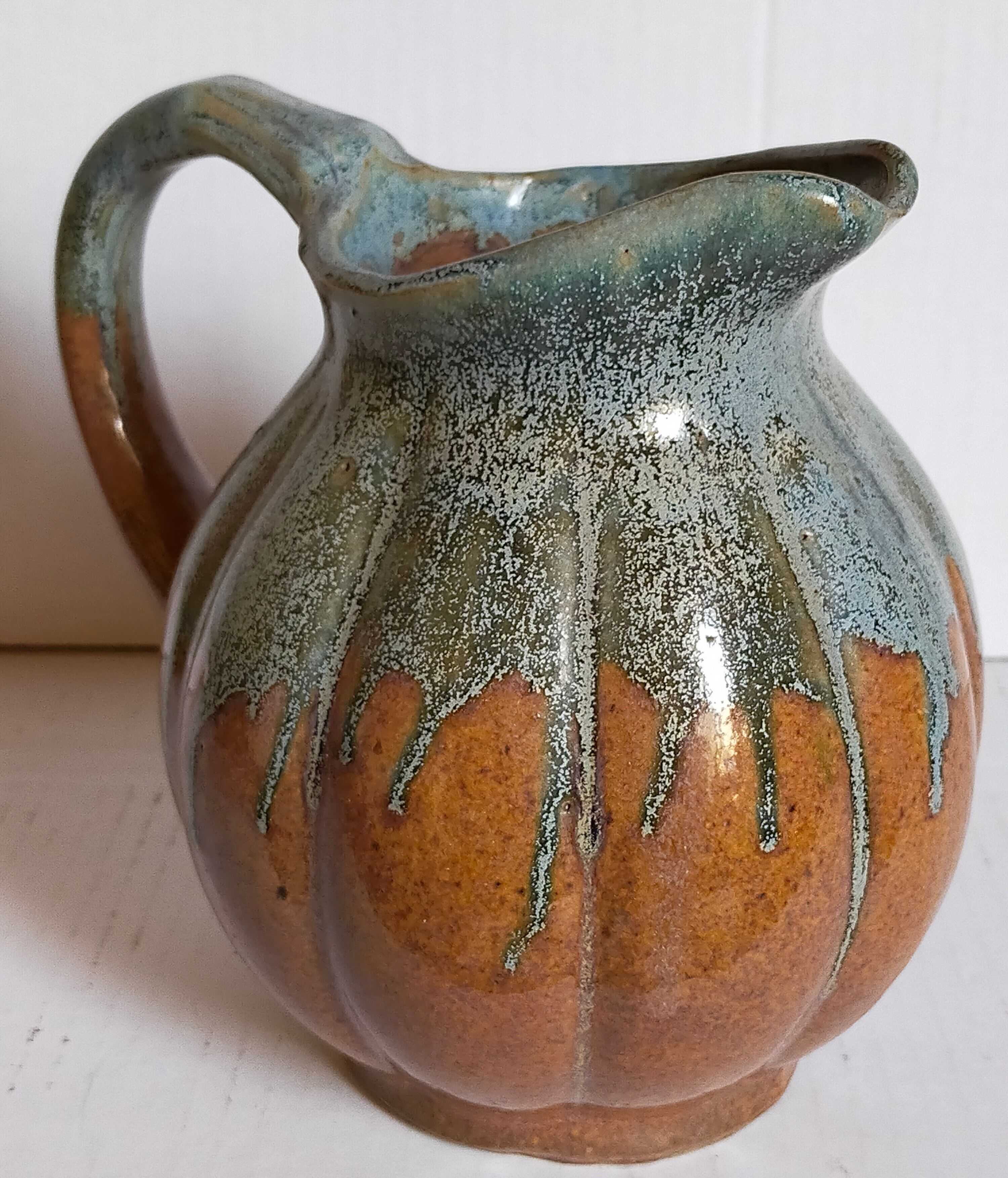 Pichet en grès émaillé Art-nouveau début XXème