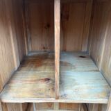 Vintage wooden workshop cloakroom 1930