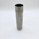 Vase rouleau brutaliste / aluminium brossé – 1960s