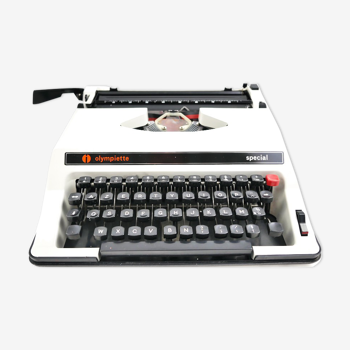 Olympiette special olympia grey typewriter