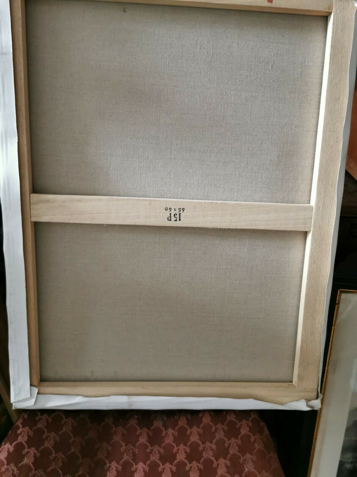 Oil on female nude canvas