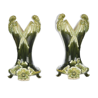 Pair of ceramic vases from 1880