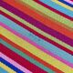 Compact sofa Eames Vitra Alexander Girard Miller stripe fabric