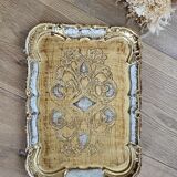 Florentine gilded wooden top
