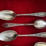 10 petites cuillères en Argent - origine Britannique période Victorienne