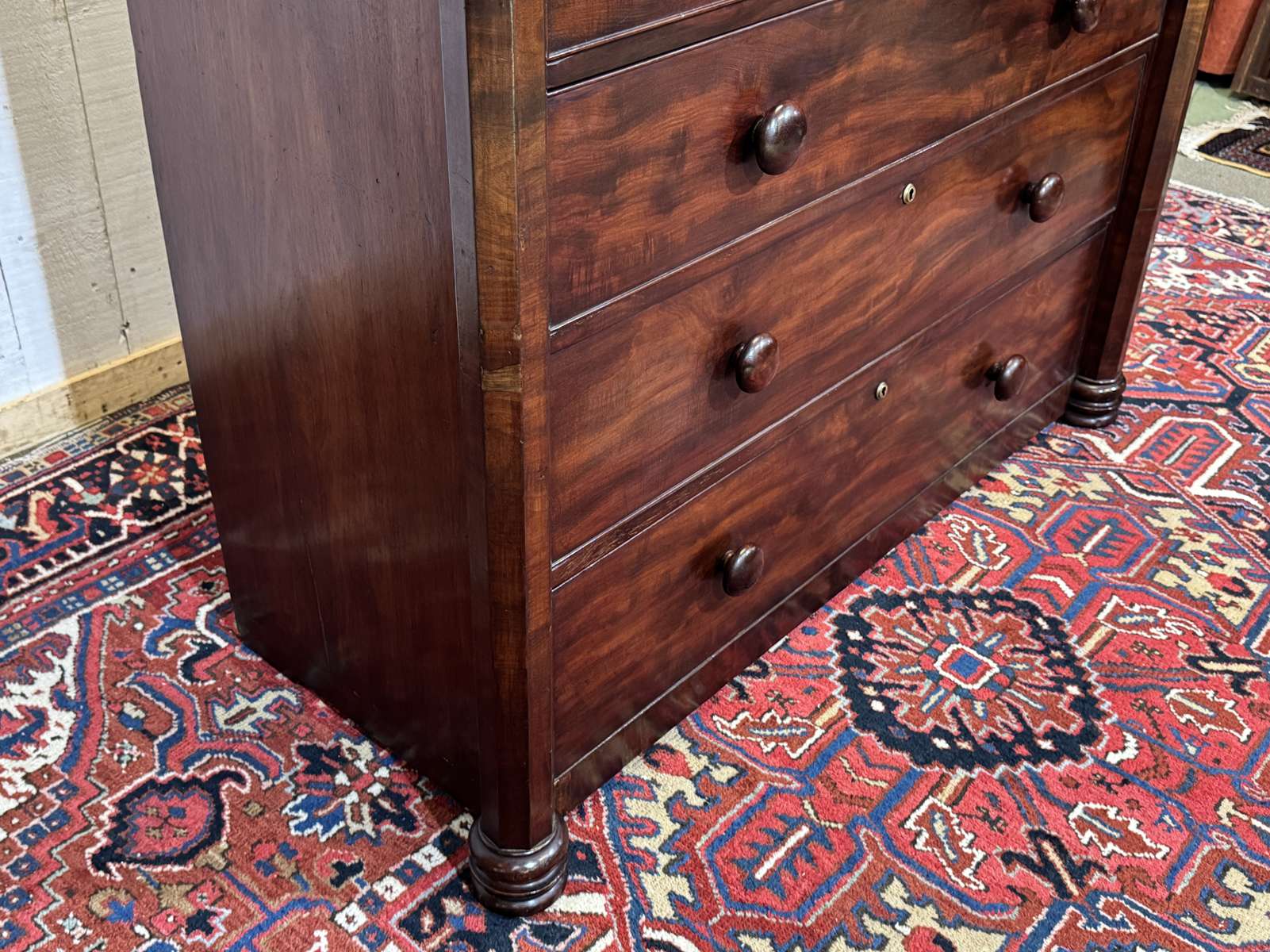 Commode Victorienne 19ème en acajou