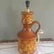 Vintage ceramic lamp base 1950-1960 Vallauris style