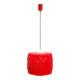 Brutalist opaline glass chandelier by Karel Wolf for Osvětlovací sklo, 1970s.