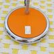 1970s orange metal desk lamp