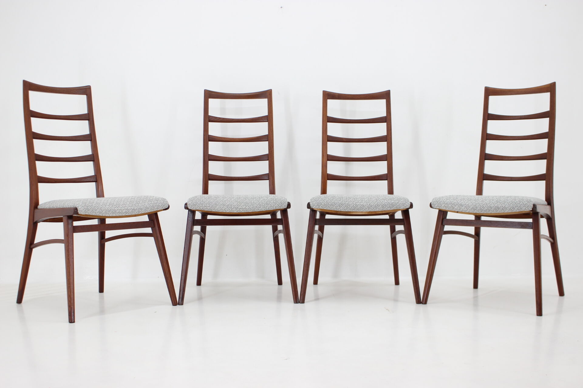 1960s Set of Four Dining Chairs in Teak, Germany