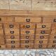 Ancien meuble d'apothicaire 28 tiroirs en teck birman