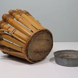 French bamboo pot/planter 1950-1960