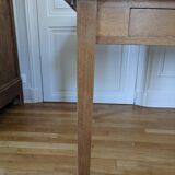 Wooden dining table