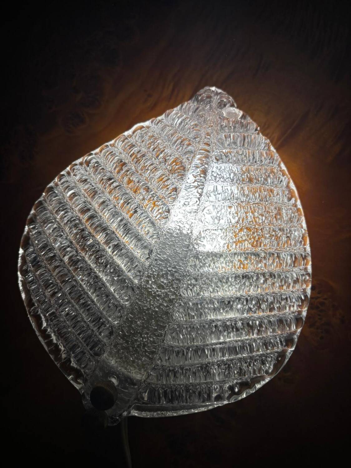 Murano wall light "leaf" by BAROVIER ET TOSO