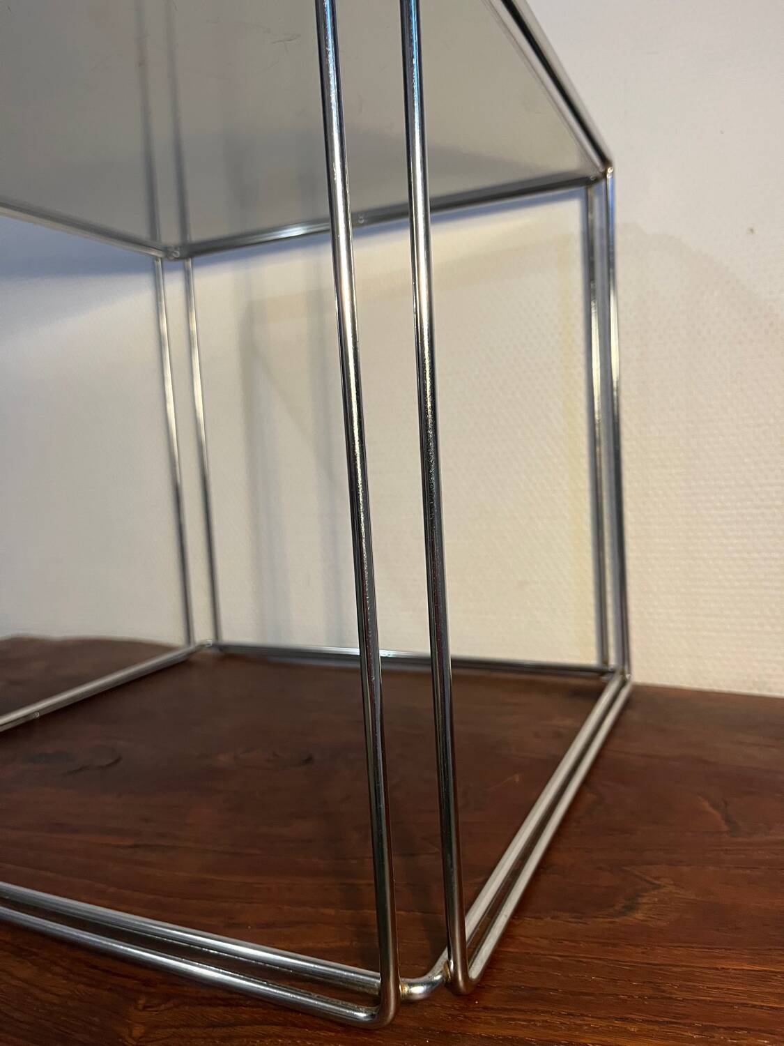 Isosceles sofa side table by Max Sauze