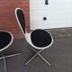 Vintage plywood swivel chairs by Elmar Flötotto - 1960