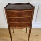 Antique marquetry bedside table – Louis XV style – 3 drawers